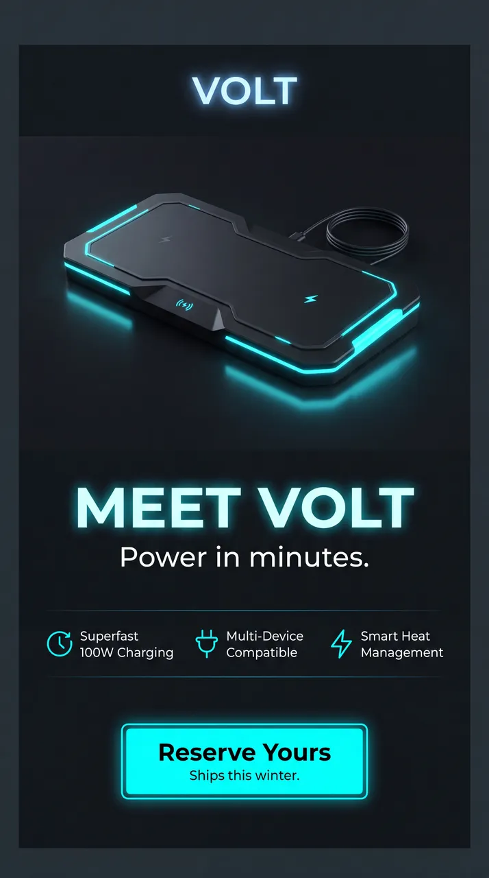Volt tech pre-order email